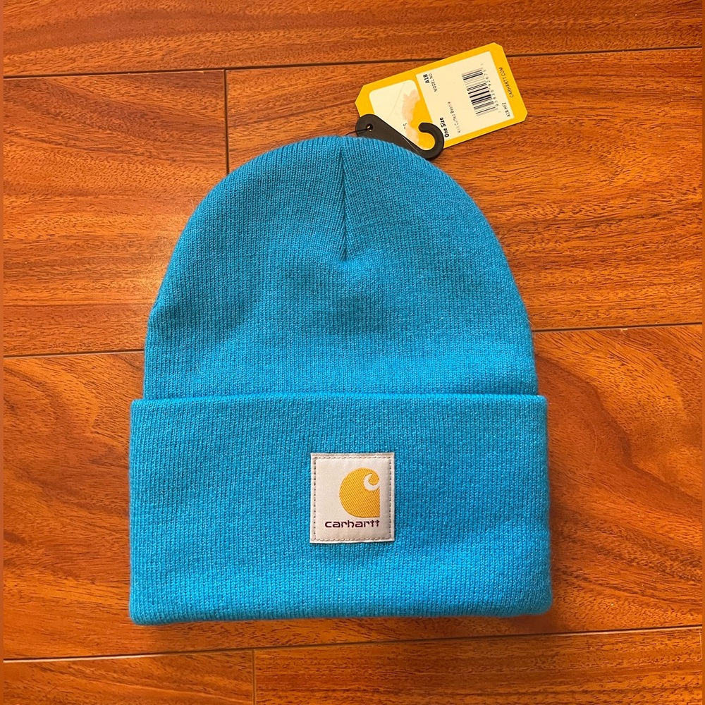 Blue beanie from carhartt